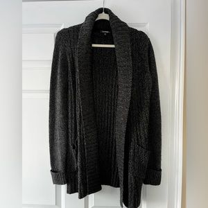 Oversized charcoal cardigan